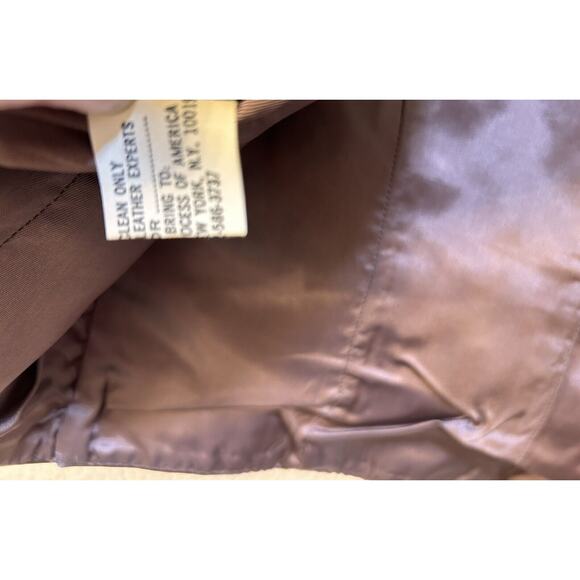 Vintage H Bar C California Ranch Wear Leather Sz 10 Brown Vest Cowgirl - Picture 16 of 16